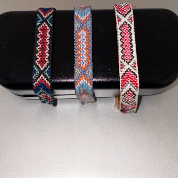 Colorful Woven Friendship Bracelets - Picture 2 of 3